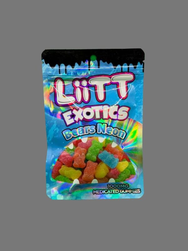 LiiTT Exotic Neon Bear Gummies 1000MG