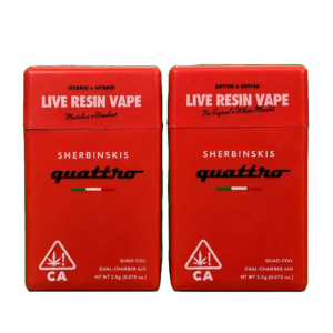 Sherbinskis Quattro Live Resin 2G Disposable